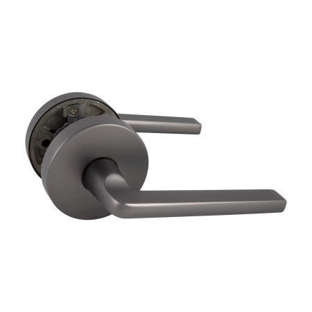 Avant with QuickFix Alba Passage Lever Set in Satin Graphite