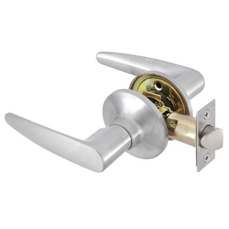 Choice Ambassador Passage Lever Set in Satin Chrome