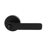 Choice Harper Round Entrance Key Lever set in Matte Black