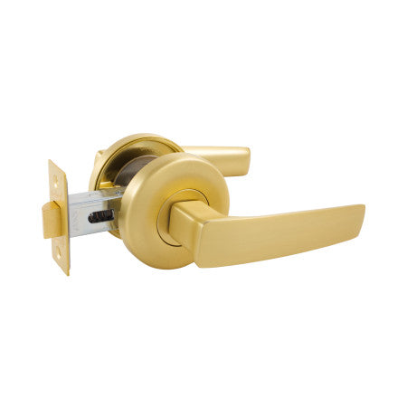 Neue Aurora Passage Lever Set in Satin Brass