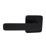 Choice Harper Square Passage Lever Set in Matte Black