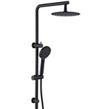Vetto Twin Shower Combo Top Inlet Matte Black