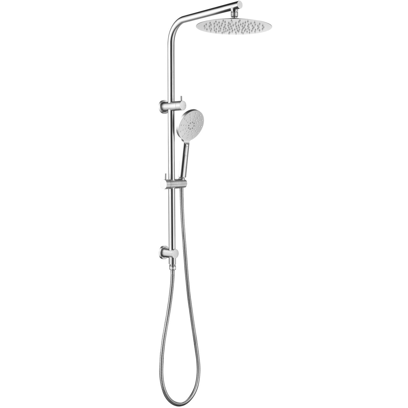 Vetto Twin Shower Combo Top Inlet Chrome