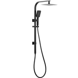 Oskar / Zevio Twin Shower Combo Top Inlet 250mm Matte Black