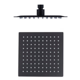 Oskar / Zevio Twin Shower Combo Top Inlet 250mm Matte Black