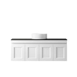 Hampton Mark II 1200mm Satin White Wall Hung Vanity