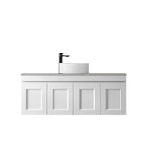 Hampton Mark II 1200mm Satin White Wall Hung Vanity