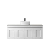 Hampton Mark II 1200mm Satin White Wall Hung Vanity