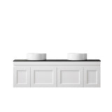 Hampton Mark II 1500mm Satin White Wall Hung Vanity
