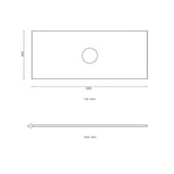 Marlo Fluted 1200mm Matte Black Wall Hung Vanity