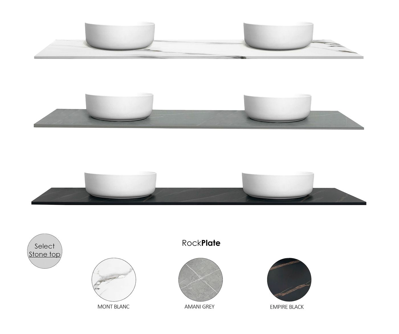 Marlo Fluted 1500mm Matte Black Wall Hung Vanity