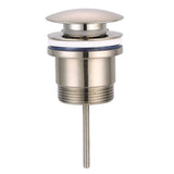 Universal Pop Up/Pullout Waste 32mm/40mm Brushed Nickel