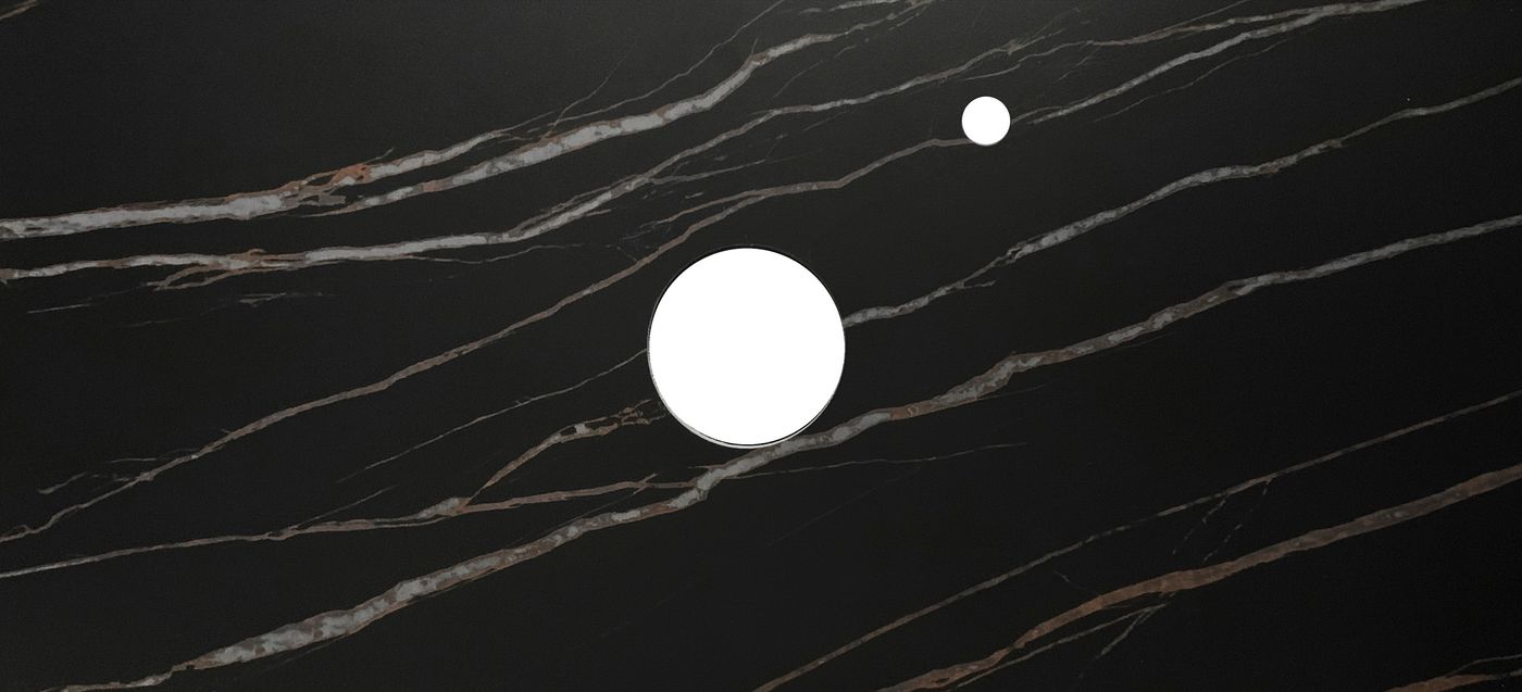 Marlo Fluted 1200mm Matte Black Wall Hung Vanity