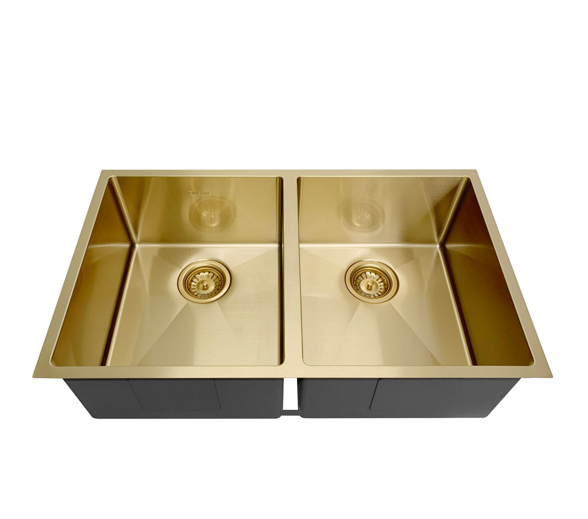 Arte Sink 76D 760x450x220 Brushed Gold - front view