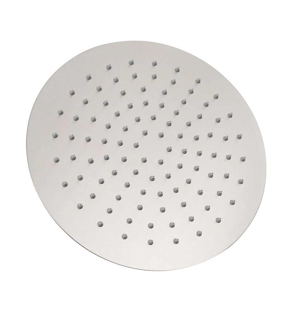 Vetto Shower Head Stainless Steel Round 250mm Brushed Nickel