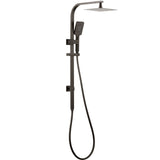 Oskar / Zevio Twin Shower Combo Top Inlet 250mm Gun Metal
