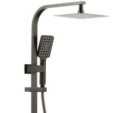 Oskar / Zevio Twin Shower Combo Top Inlet 250mm Gun Metal