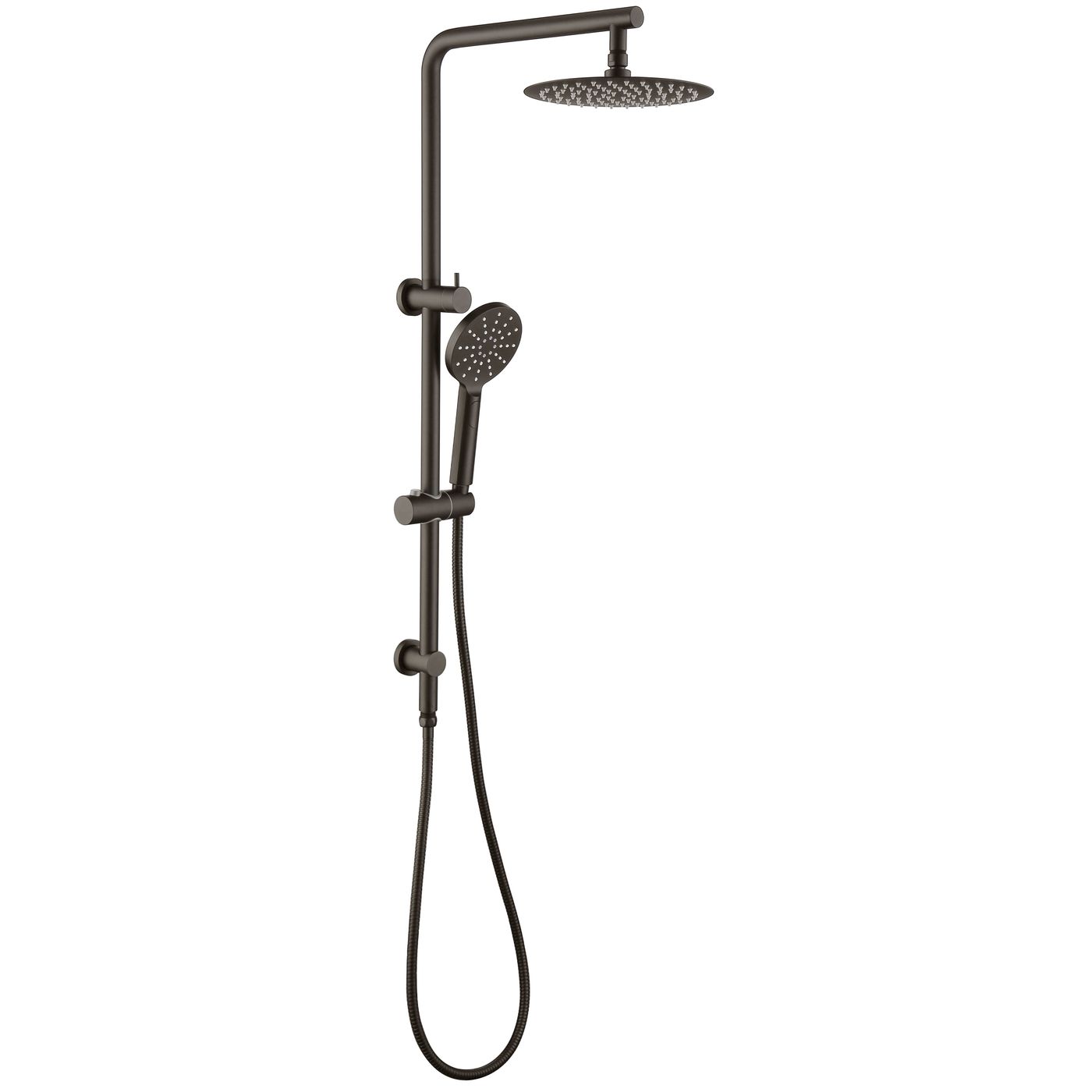 Vetto Twin Shower Combo Top Inlet Gunmetal