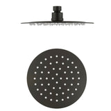 Vetto Twin Shower Combo Top Inlet Gunmetal - angled product view