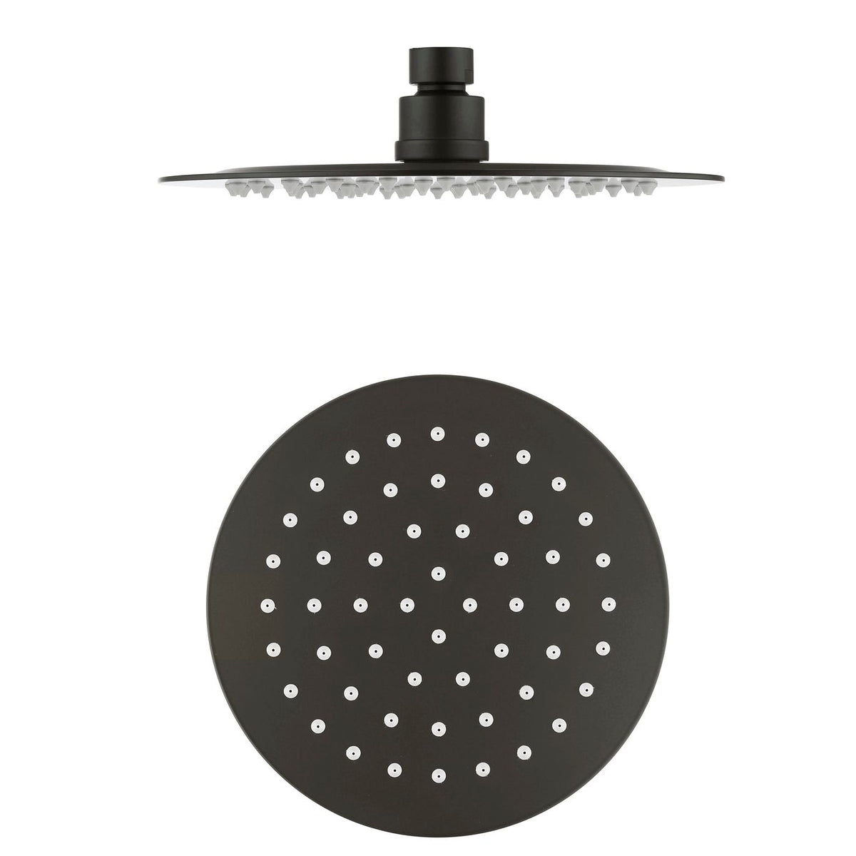 Vetto Twin Shower Combo Top Inlet Gunmetal - angled product view