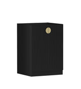 Marlo Fluted Laundry 630 Black Base Cabinet