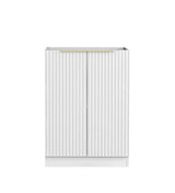 Noosa Fluted Laundry 630 White Base Cabinet