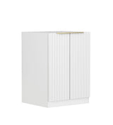 Noosa Fluted Laundry 630 White Base Cabinet