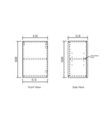 Byron/Bondi 415 Natural Oak Wall Cabinet