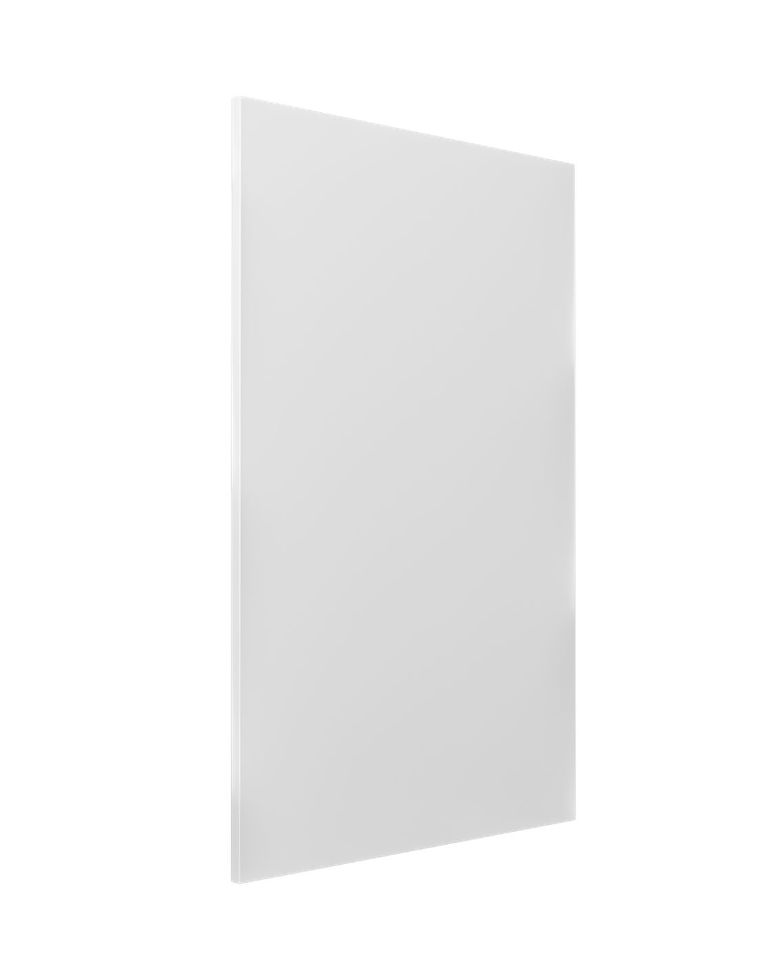 End Panel 880x580x16 Polyurethane White - front view