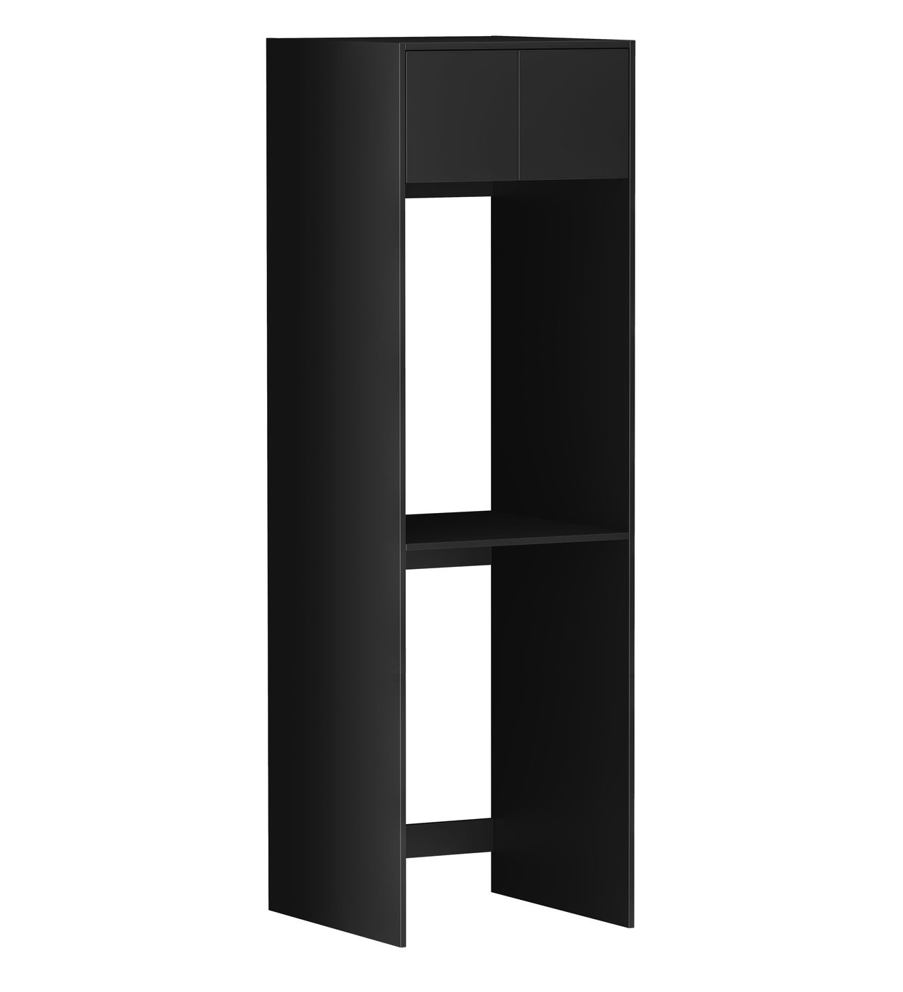 Hampshire Laundry 2100 Black Tall Washing Machine Cabinet
