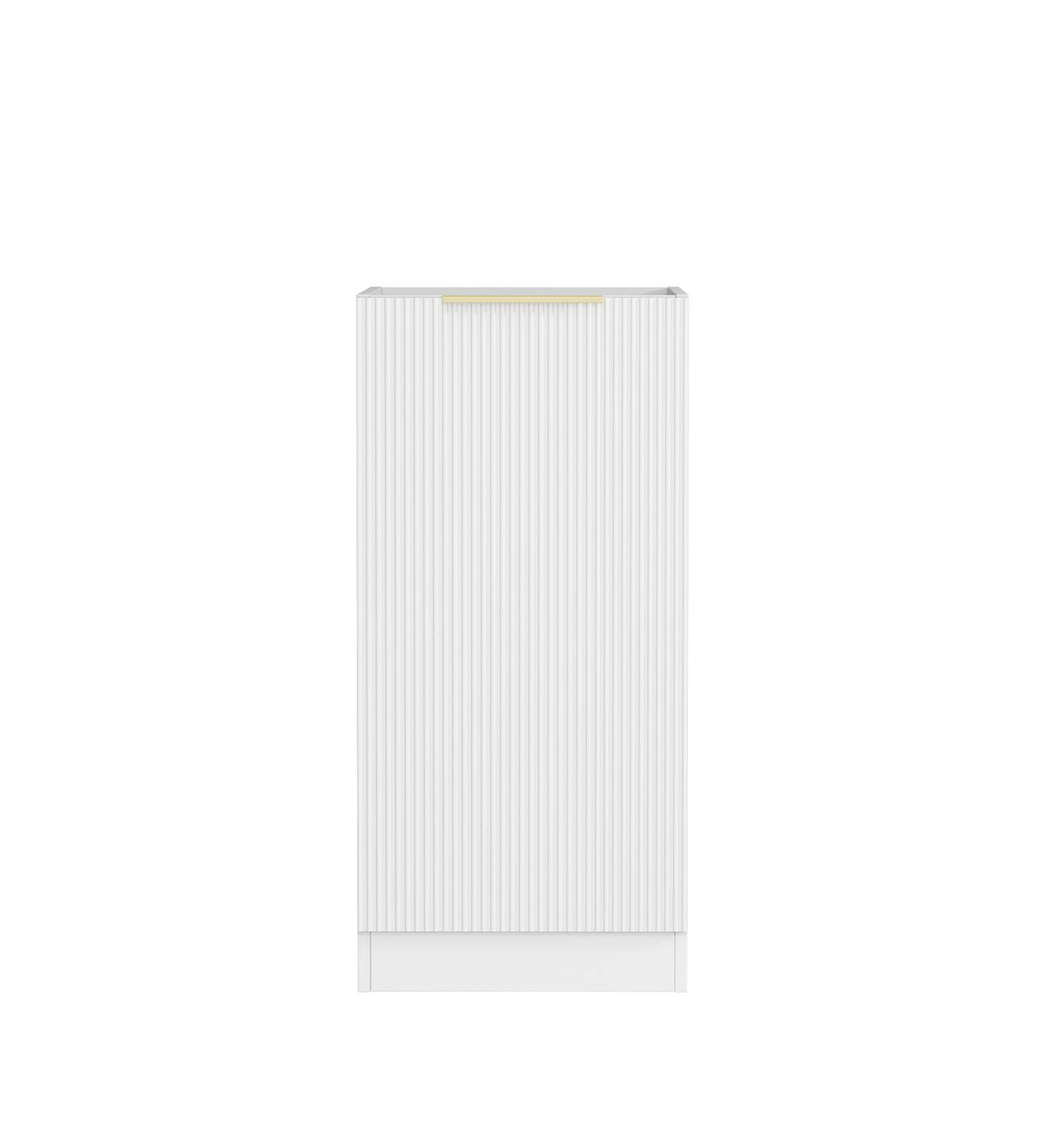 Bondi Fluted White Laundry Kit 1715x600x2100 - side profile view