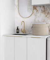 Bondi Fluted White Laundry Kit 1715x600x2100
