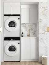 Bondi Fluted White Laundry Kit 1305x600x2100 - rear mounting detail (22 of 46)