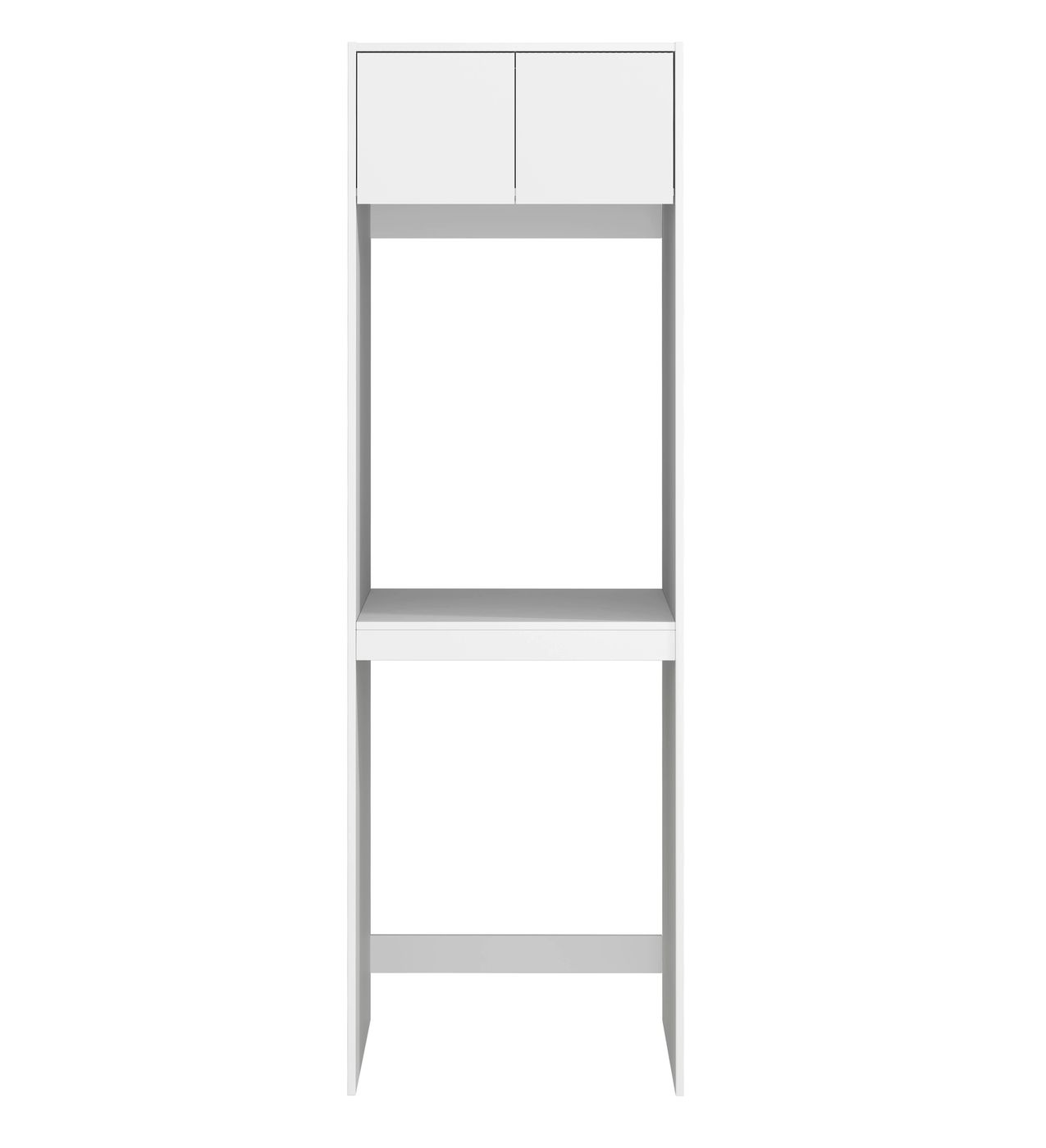 Bondi Fluted White Laundry Kit 1960x600x2100