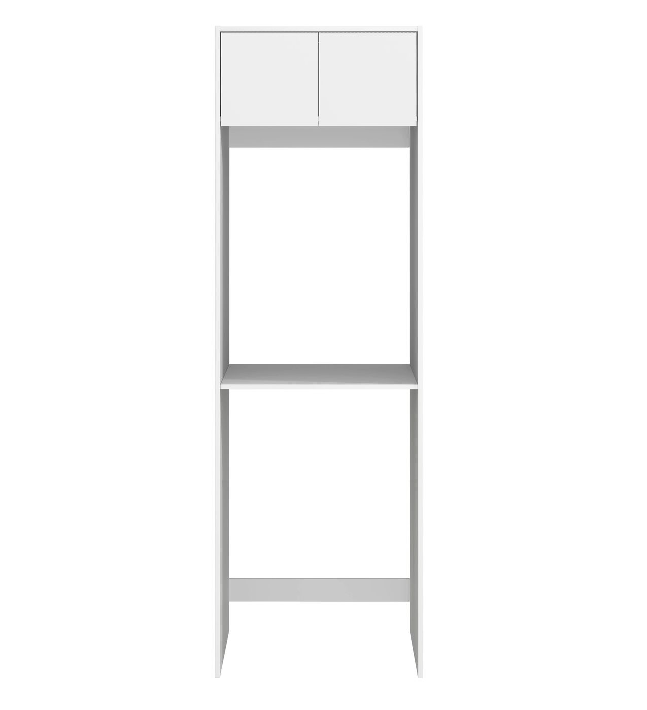 Bondi Fluted White Laundry Kit 1305x600x2100