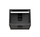Laguna 600mm Black American Oak Wall Hung Vanity