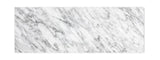 Natural Carrara Marble 1500x465x18 Top No Hole