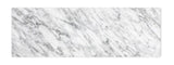Natural Carrara Marble 1800x465x18 Top No Hole