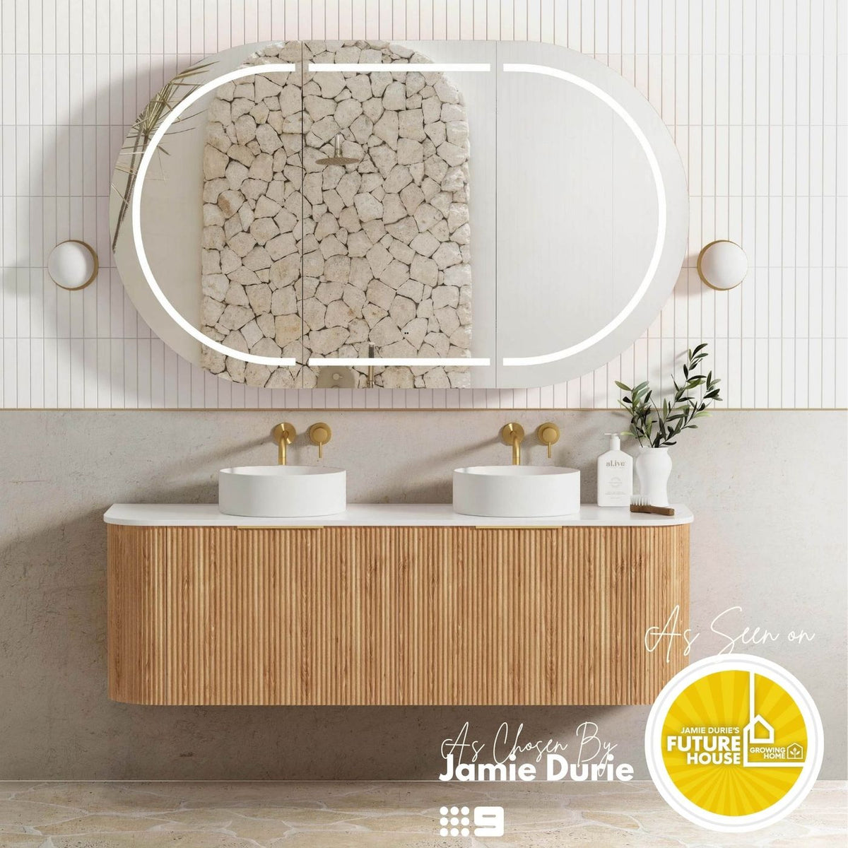Otti Bondi Vanity 1500mm Double Basin
