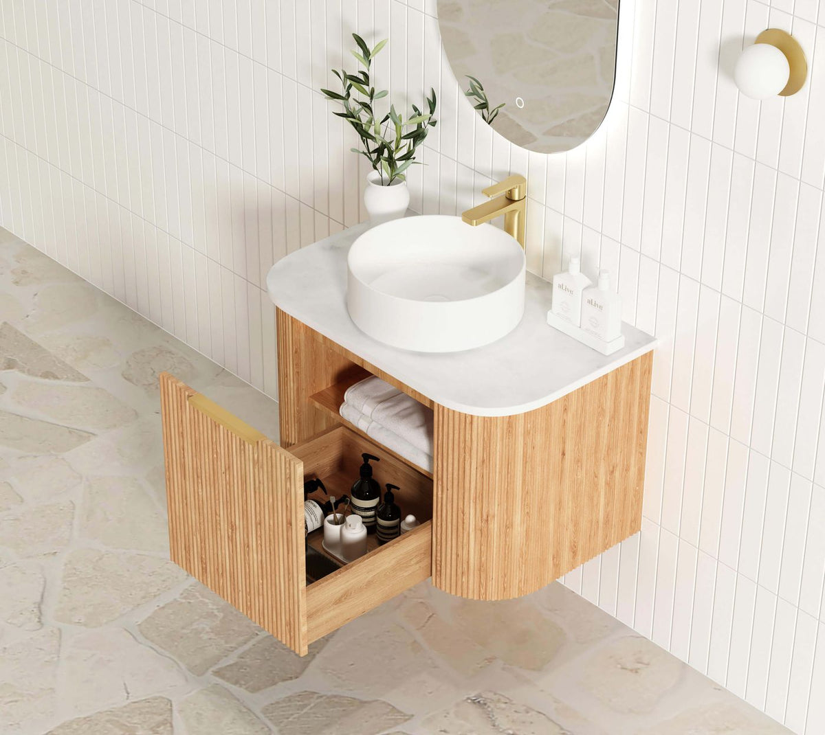 Otti Bondi Vanity 750mm Single Basin