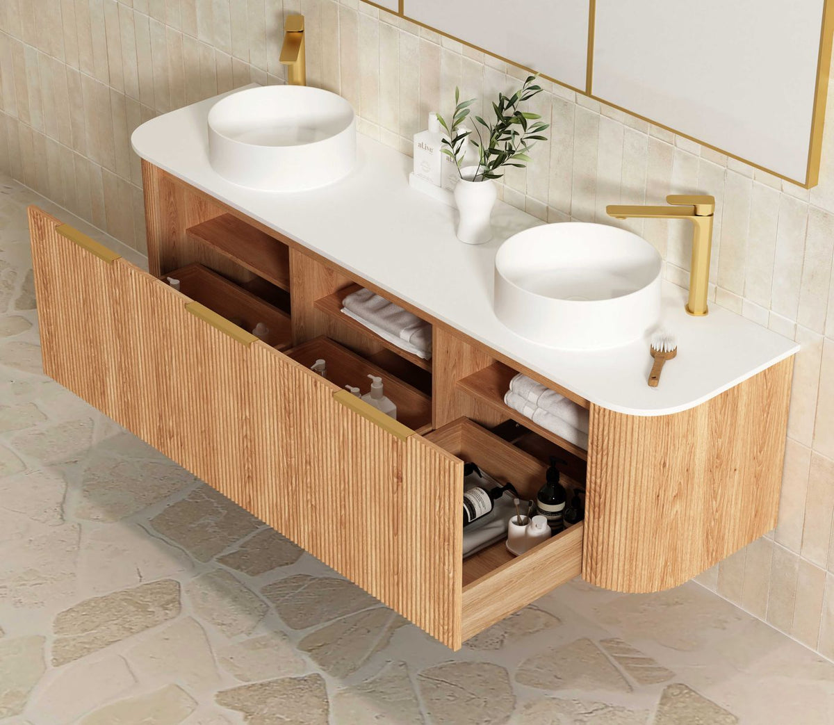 Otti Bondi Vanity 1800mm Double Basin