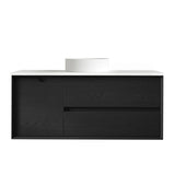 Byron 1200mm Black Oak Wall Hung Vanity