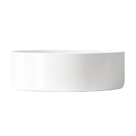 Artis 88 355x355x120 Matte Black & Matte White Basin - close-up detail view