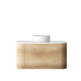 Bondi 900mm Natural Oak Wall Hung Curve Vanity