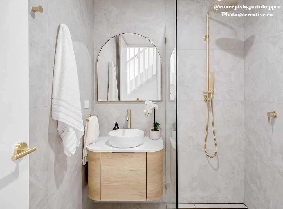 Bondi 750mm Natural Oak Wall Hung Curve Vanity (12TH & NTH Only)