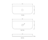 Bondi 1200x460x18 Natural Carrara Marble Top