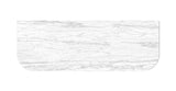 Bondi 1800x460x18 Natural Carrara Marble Top No Hole