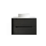 Byron 750mm Black Oak Wall Hung Vanity