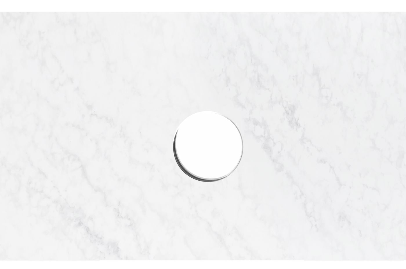 Solid Surface 600x465x20 Cloudy Carrara Top