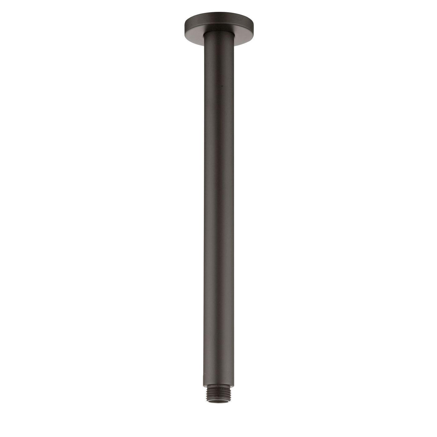 Vetto Ceiling Shower Arm Round 300mm Gun Metal